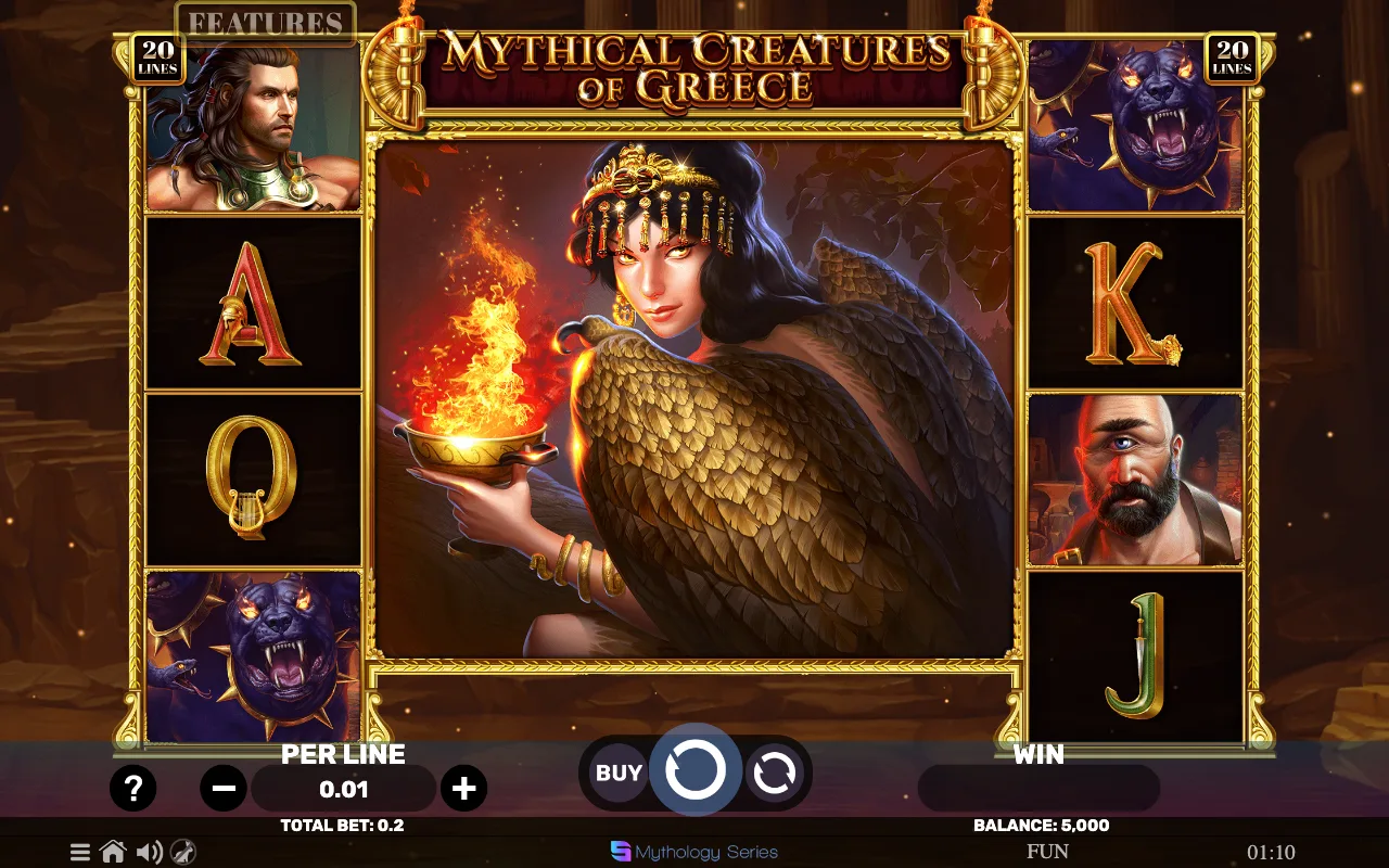The base game — Mythical Creatures of Greece