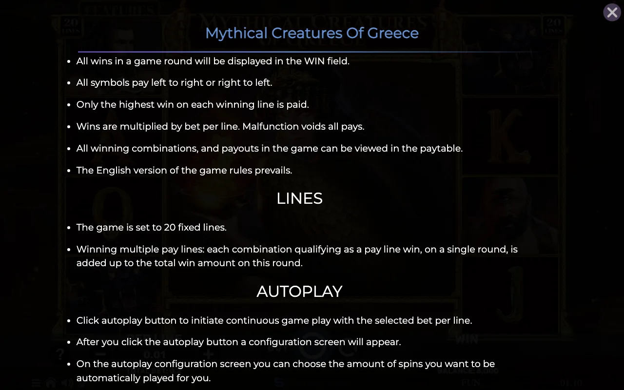 Game rules, page 7 — Mythical Creatures of Greece