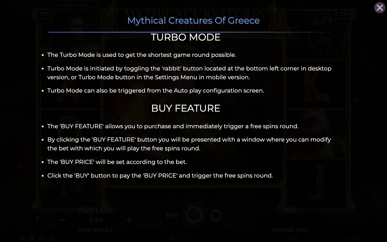 Game rules, page 8 — Mythical Creatures of Greece
