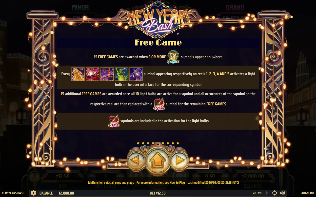 Règles du jeu, page 7 — New Years Bash