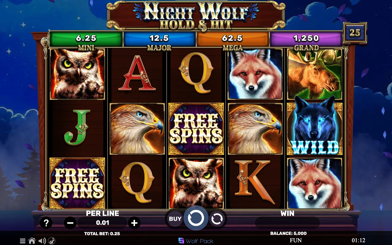 The base game — Night Wolf Hold Hit