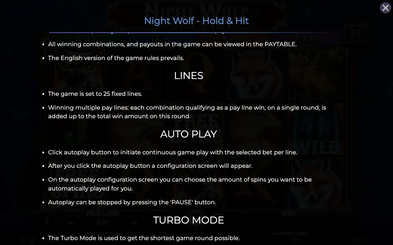 Lines — Night Wolf Hold Hit