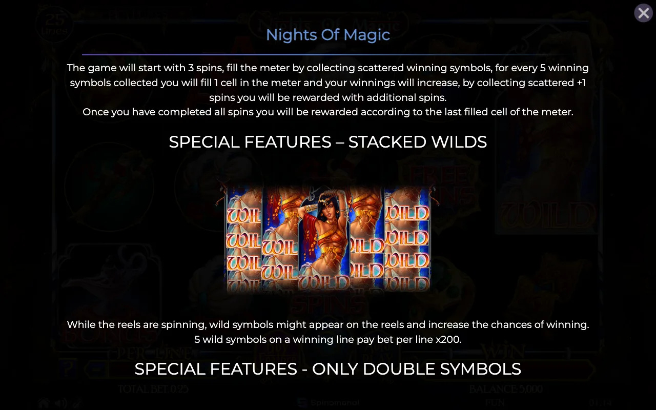 Game rules, page 2 — Nights of Magic