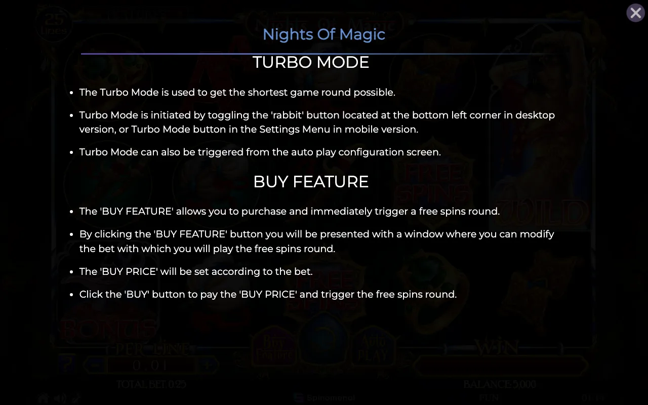 Game rules, page 8 — Nights of Magic