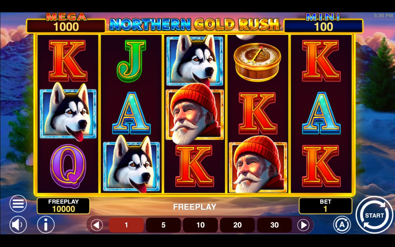 The base game — Northern Gold Rush