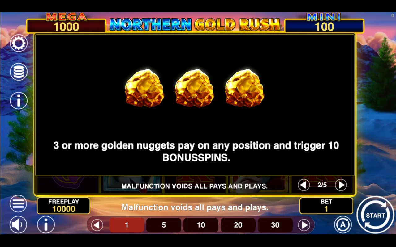 Game rules, page 2 — Northern Gold Rush