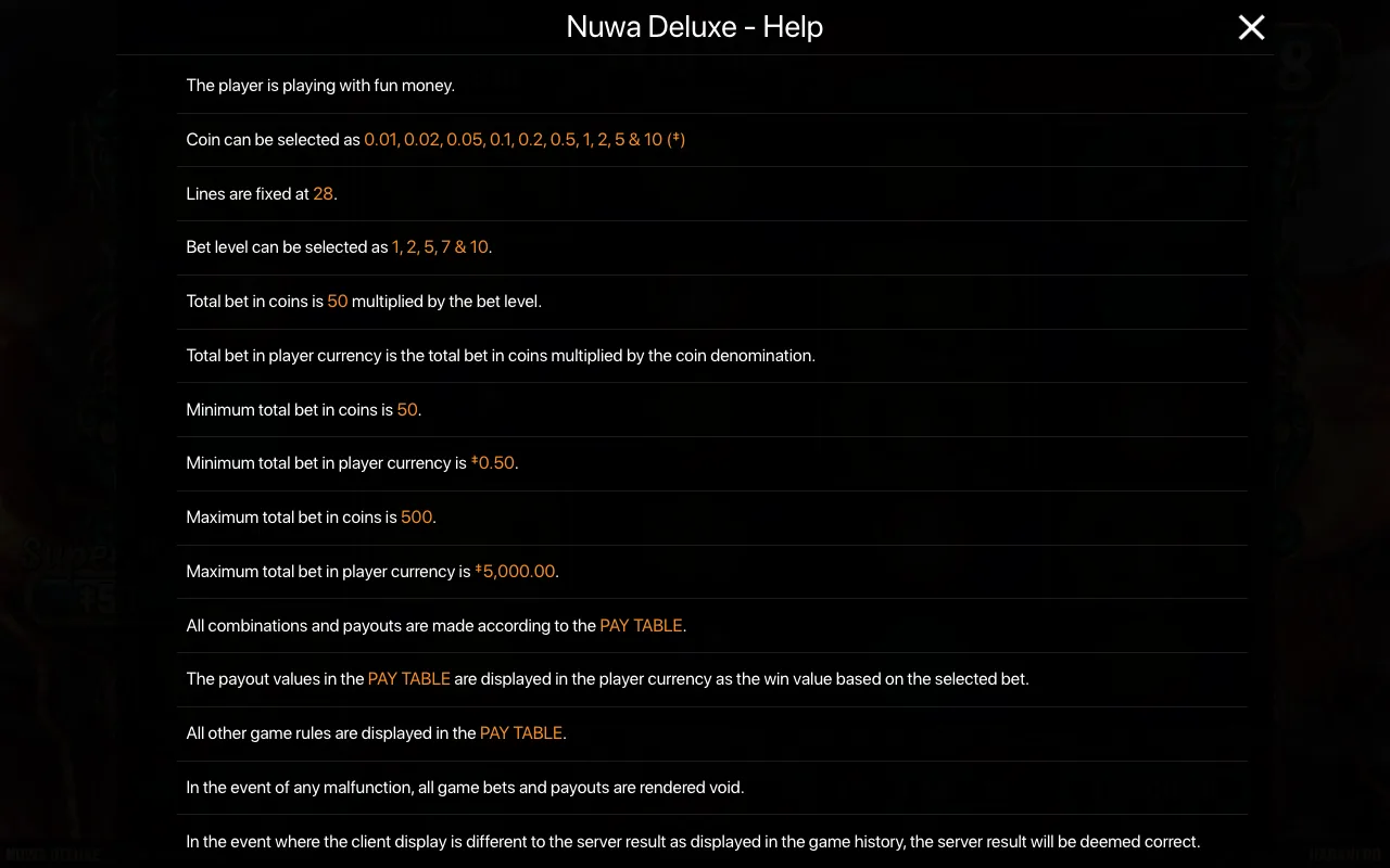 Spielregeln, Seite 1 — Nuwa Deluxe