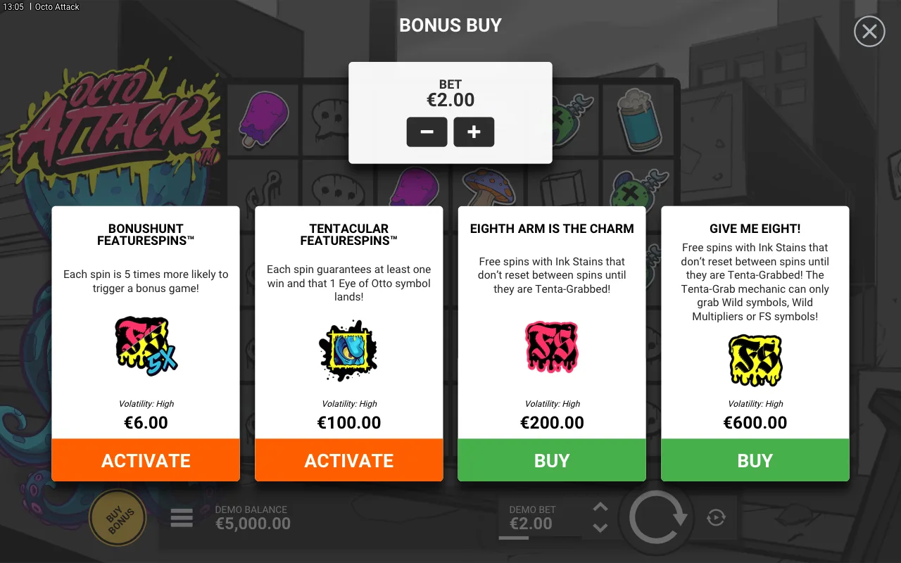 Buying the feature — Octo Attack