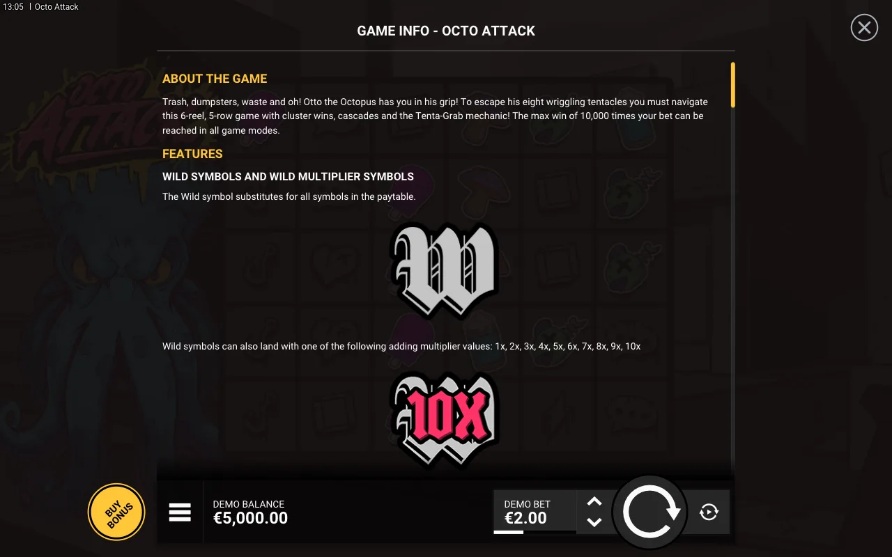 Features — Octo Attack