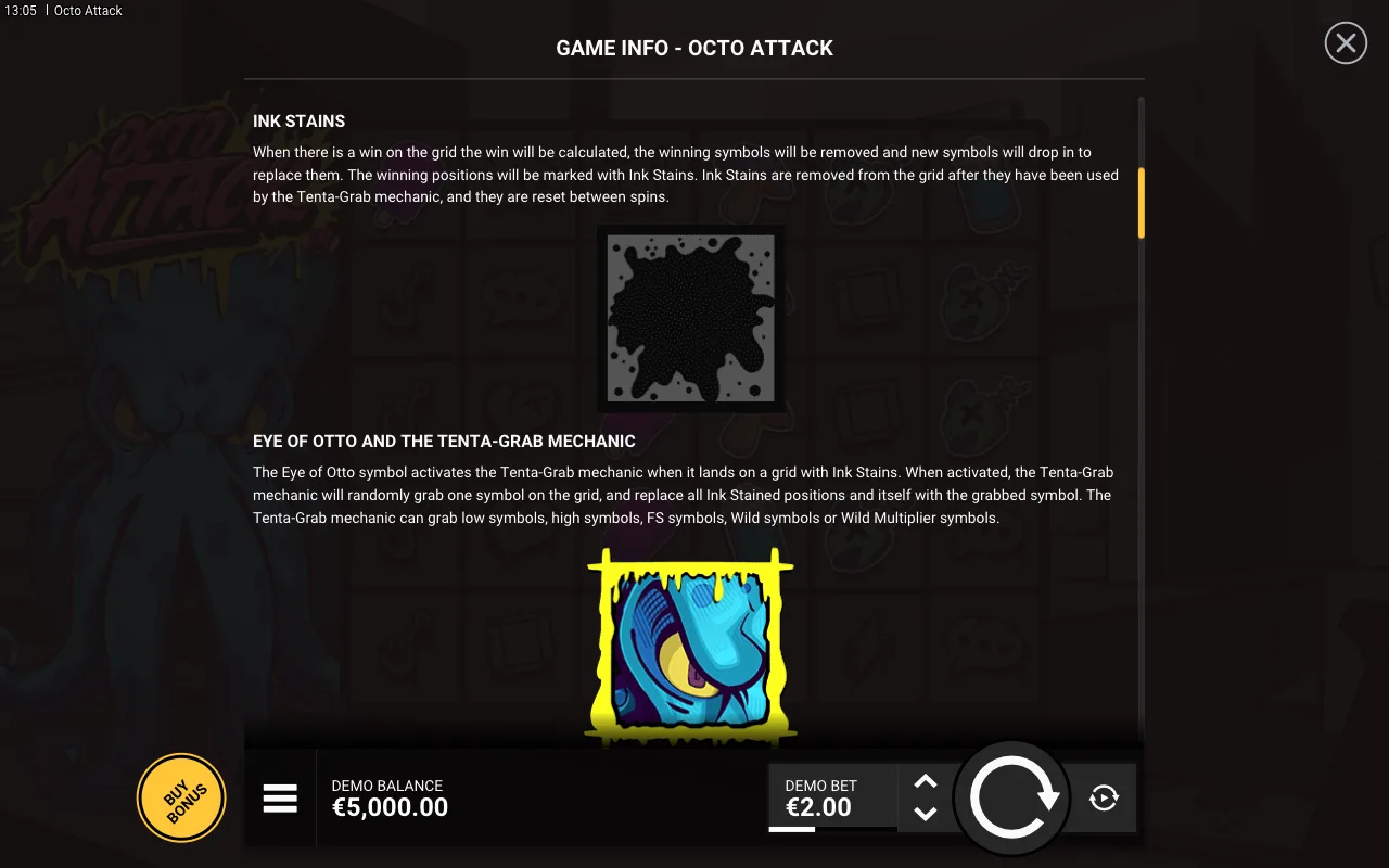 Game rules, page 2 — Octo Attack