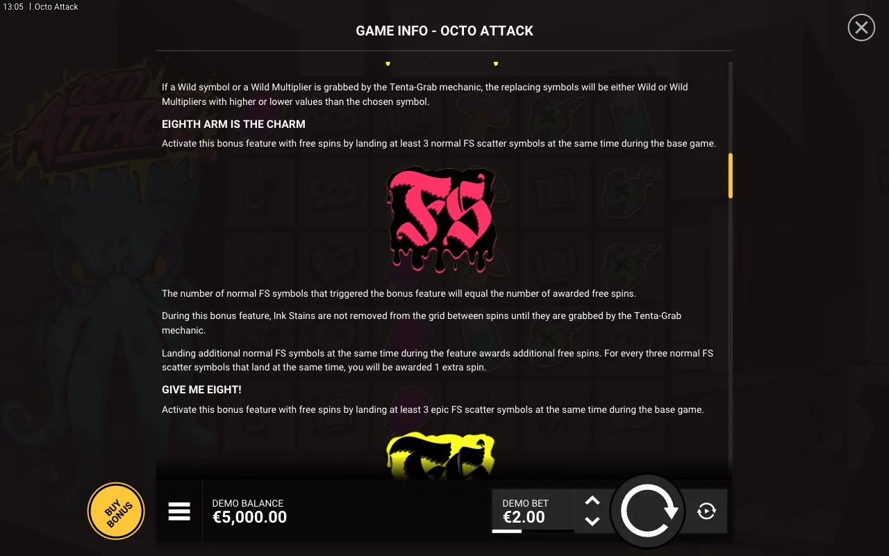 Game rules, page 3 — Octo Attack