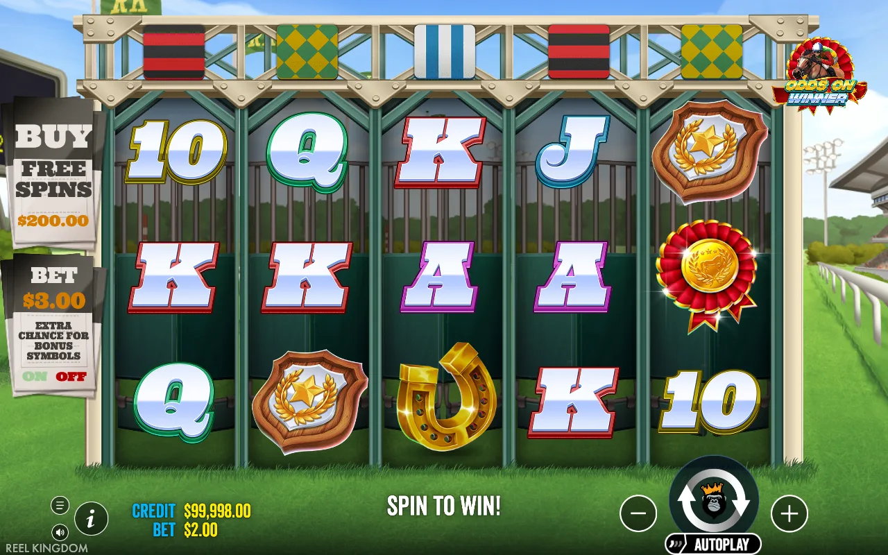 The base game — Odds on Winner