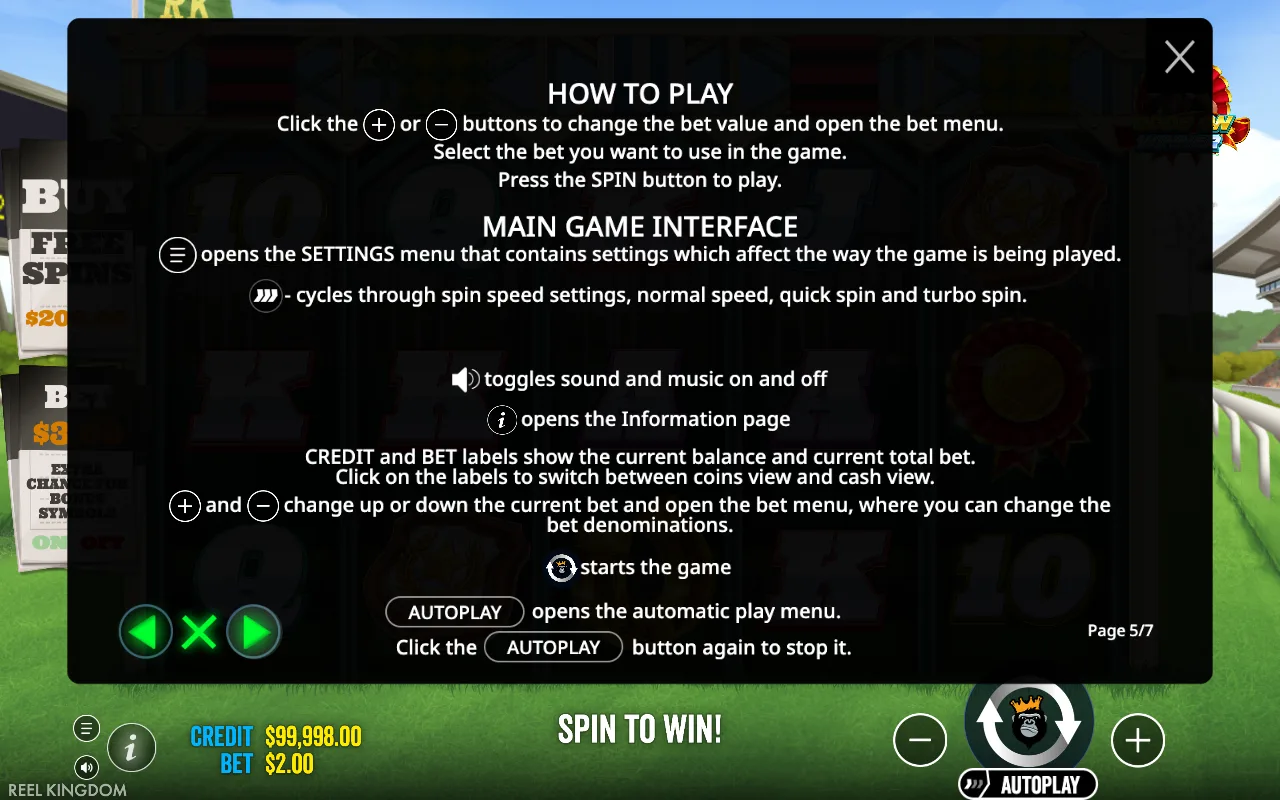 How to play — Odds on Winner