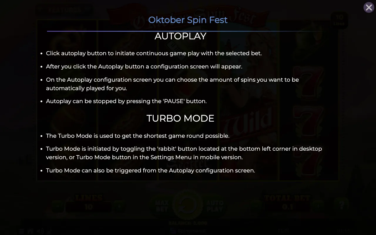 Autoplay — Oktober Spin Fest