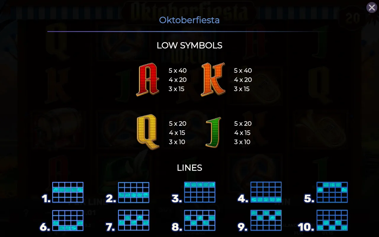 Low symbols — Oktoberfiesta
