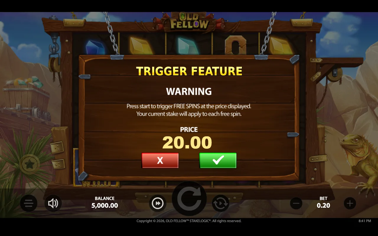 Buying the feature — Old Fellow