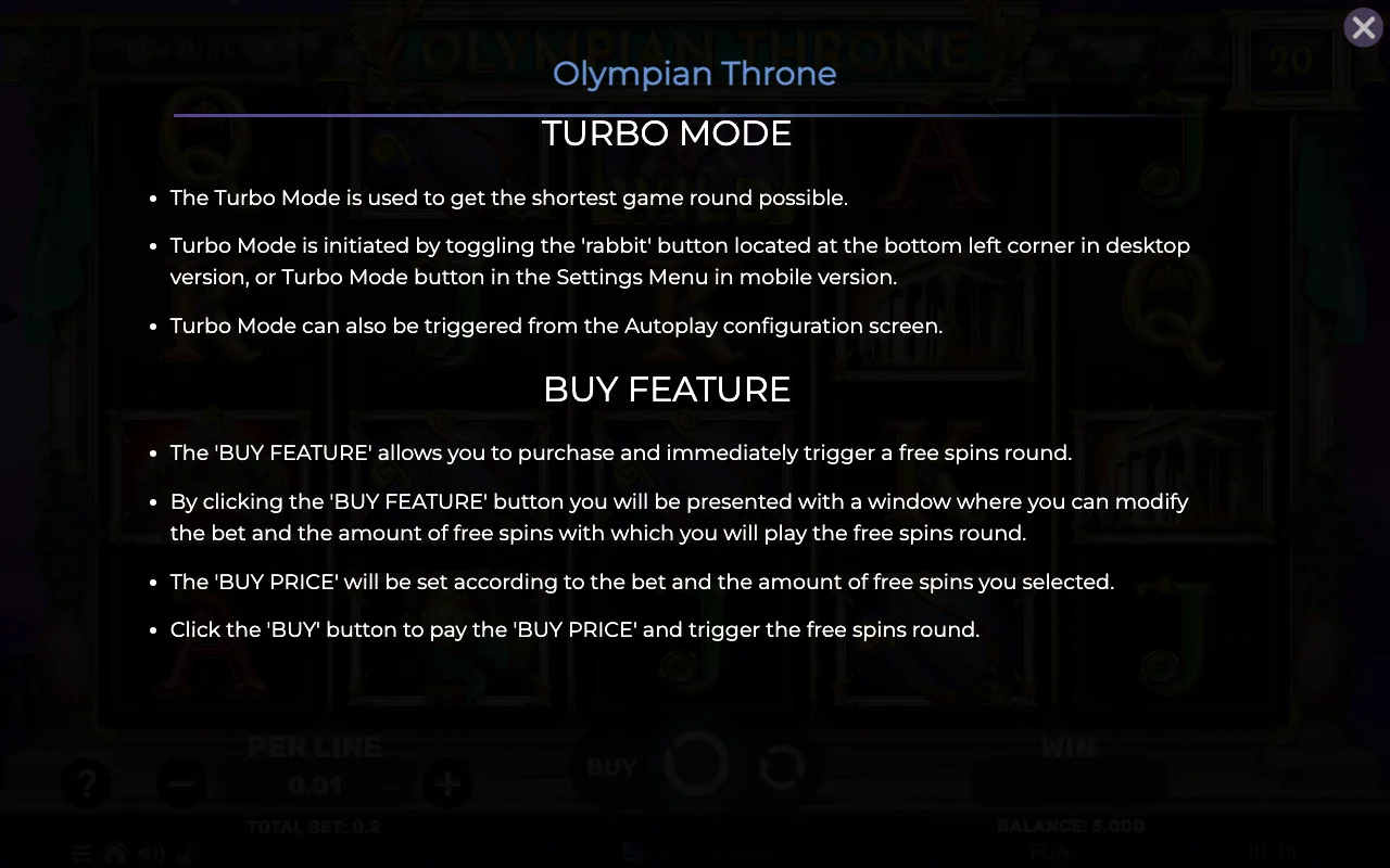Game rules, page 8 — Olympian Throne