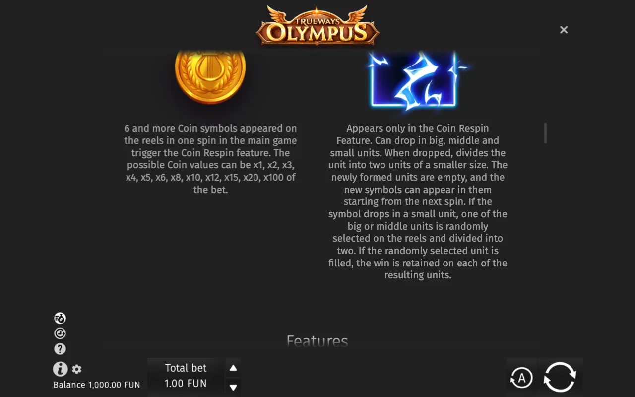 Game rules, page 3 — Olympus TrueWays