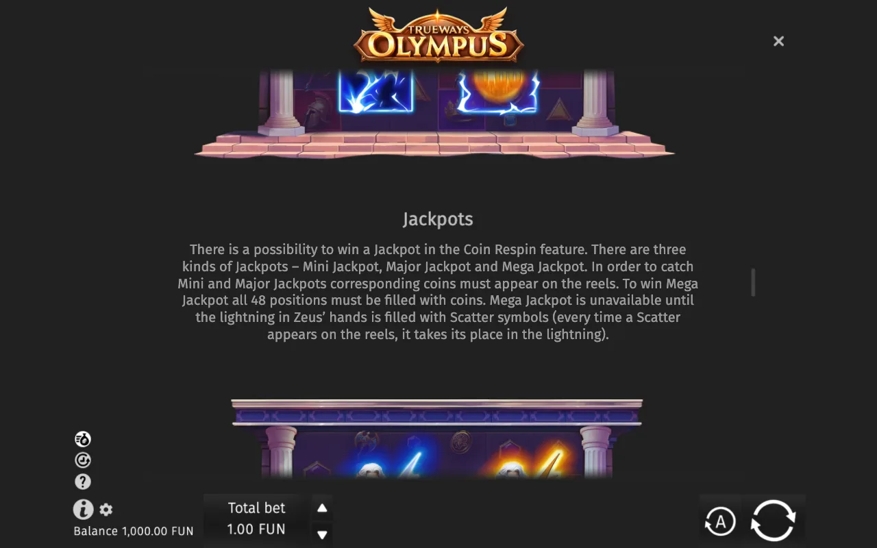 Game rules, page 5 — Olympus TrueWays