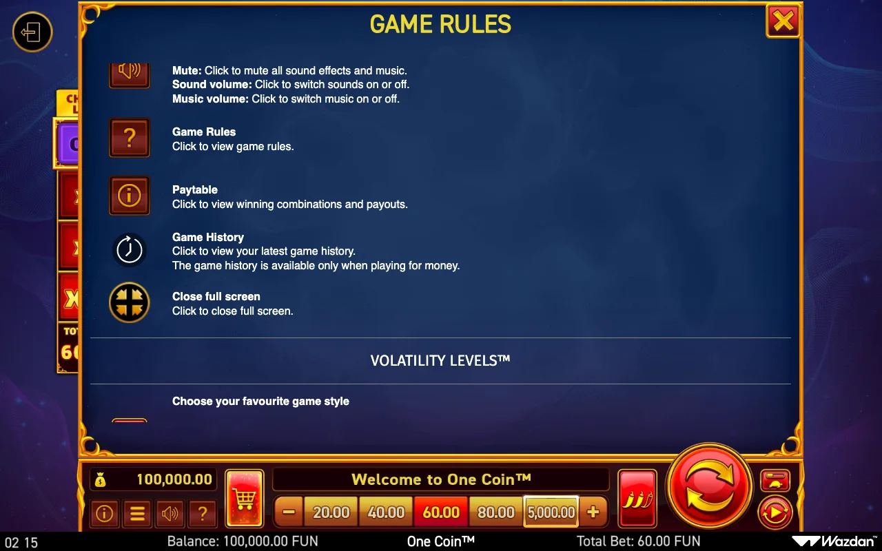 Game rules, page 13 — One Coin