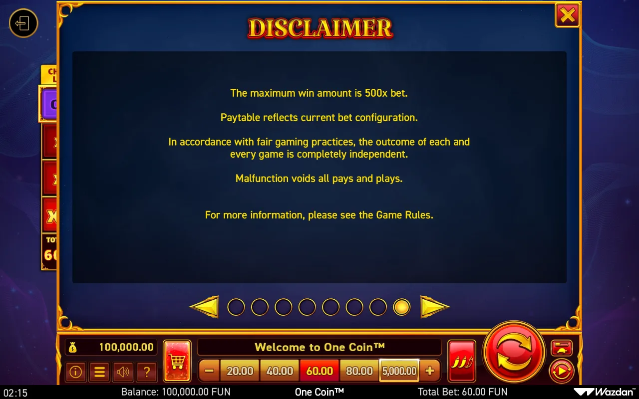 Game rules, page 8 — One Coin