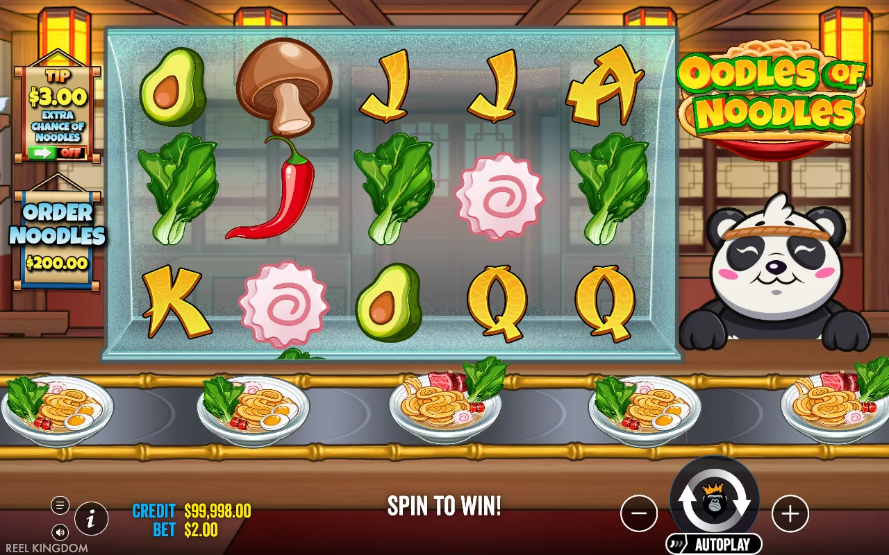 The base game — Oodles of Noodles