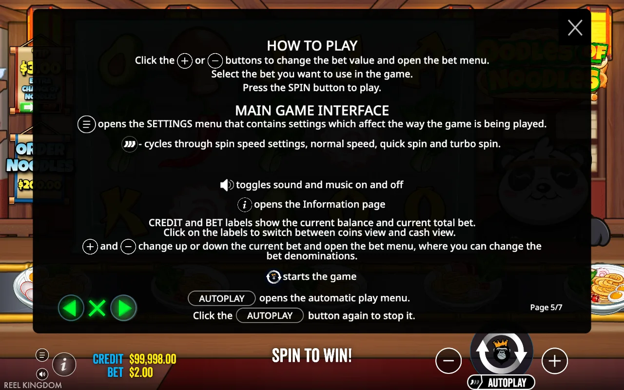 How to play — Oodles of Noodles