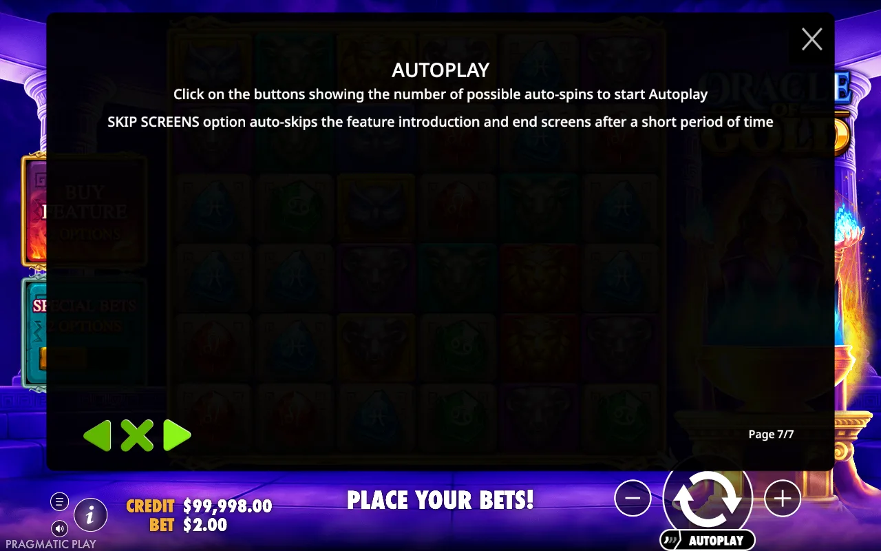 Autoplay — Oracle of Gold