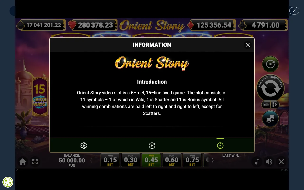 Game rules, page 1 — Orient Story