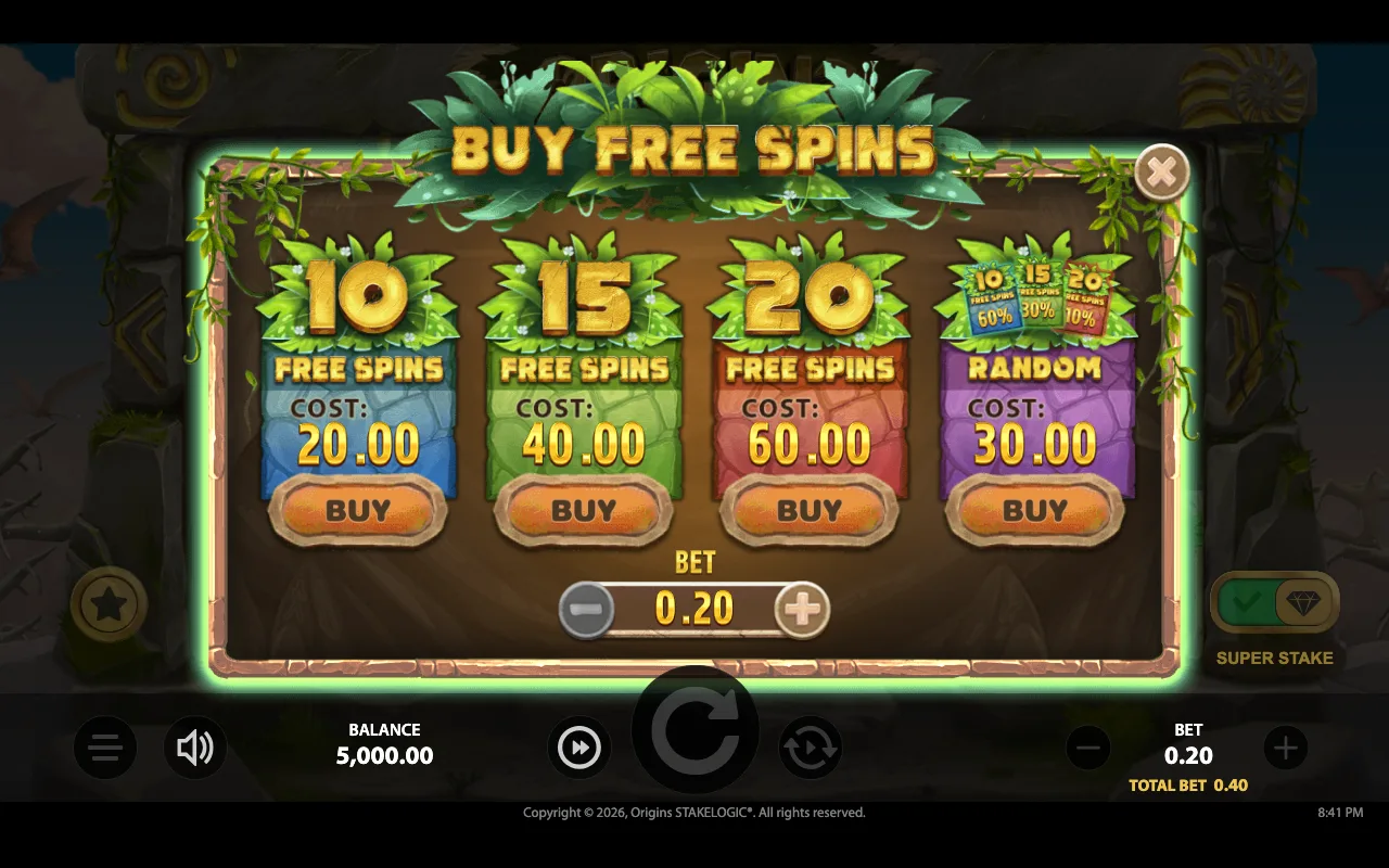 Buying the feature — Origins