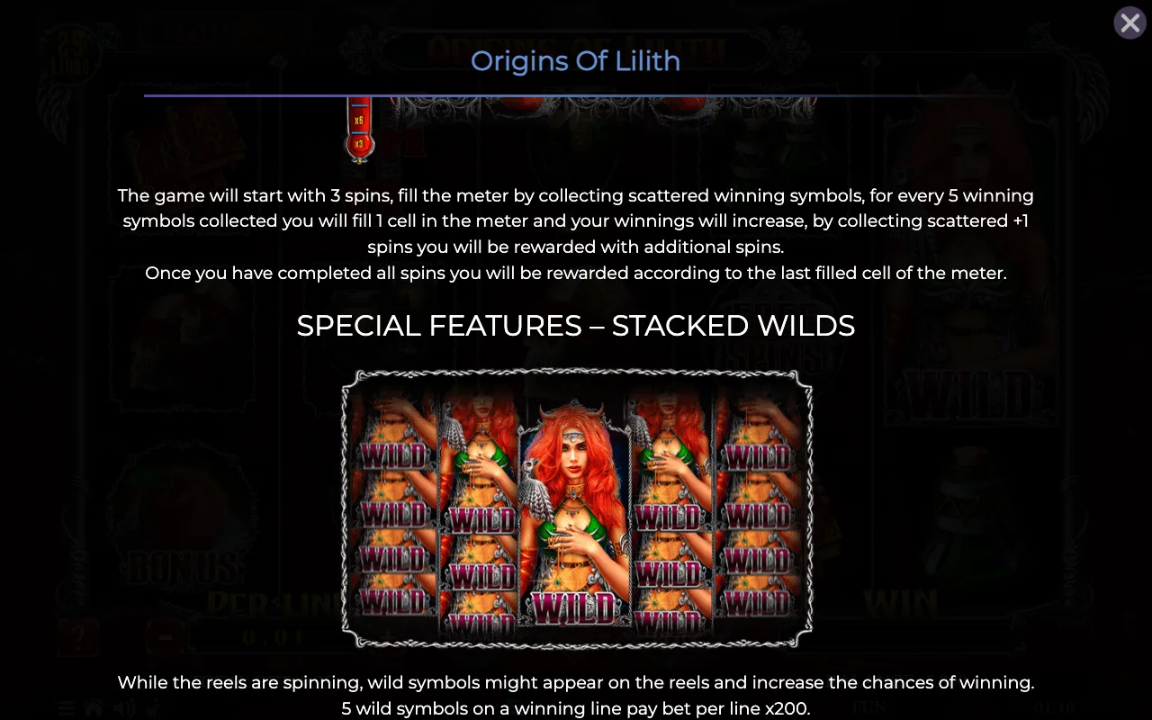 Game rules, page 2 — Origins of Lilith