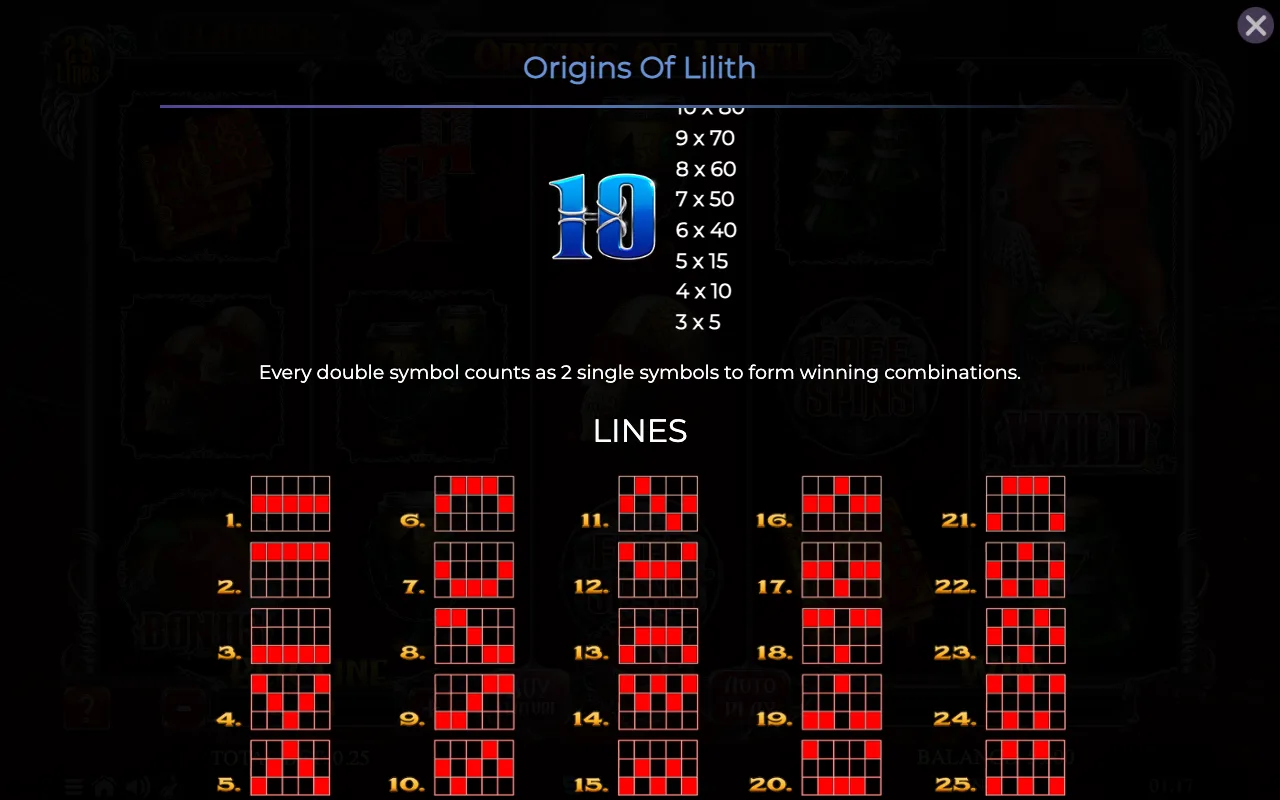 Game rules, page 6 — Origins of Lilith