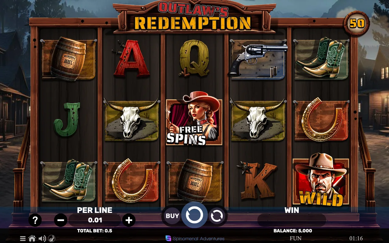 The base game — Outlaws Redemption