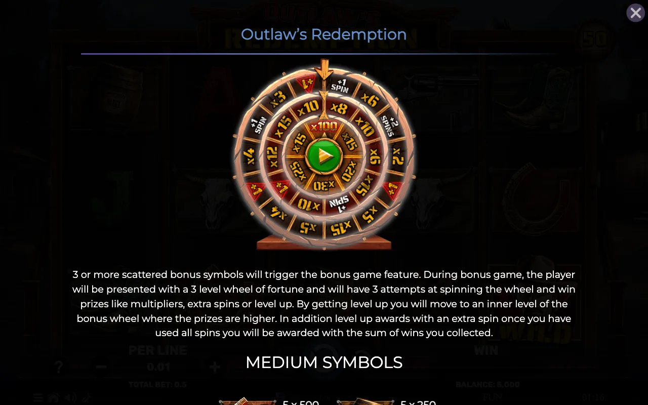 Game rules, page 4 — Outlaws Redemption