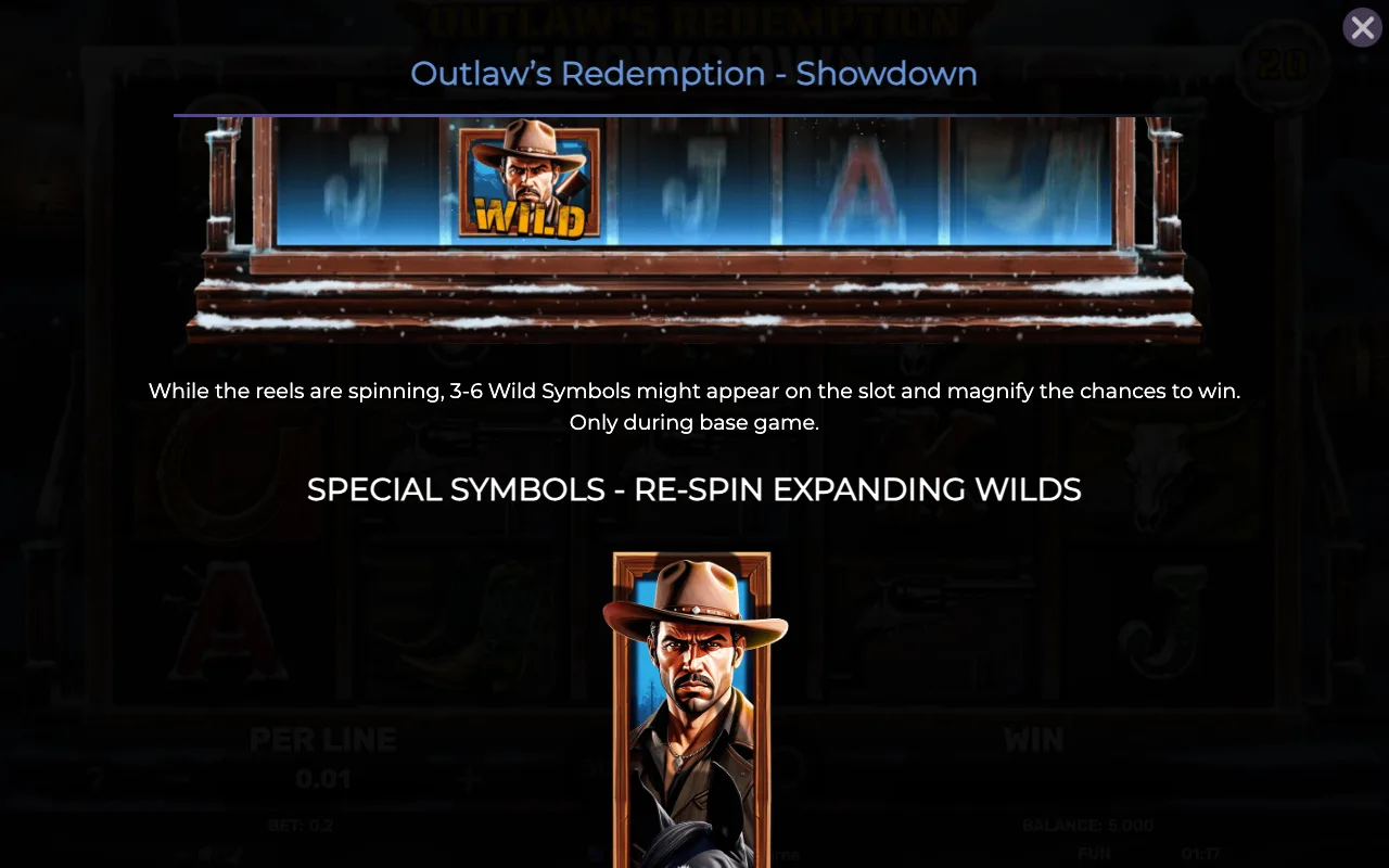 Game rules, page 3 — Outlaws Redemption Showdown