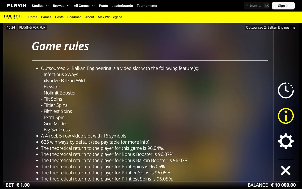 Game rules, page 1 — Outsourced 2 Balkan Engineering