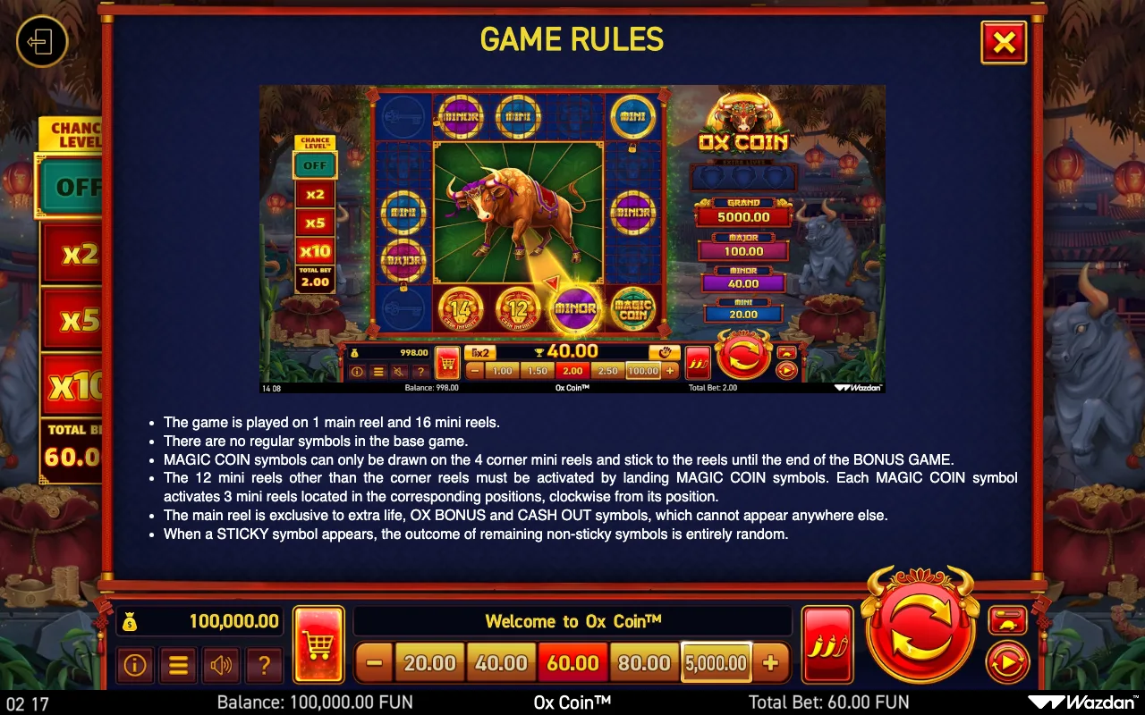Game rules, page 10 — ox Coin