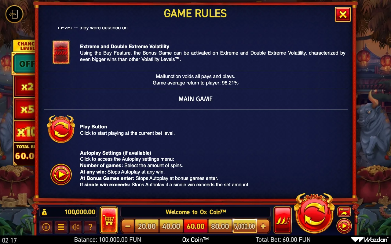 Game rules, page 12 — ox Coin