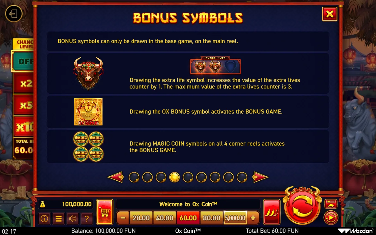Game rules, page 4 — ox Coin