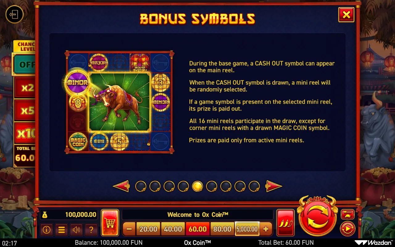 Game rules, page 5 — ox Coin