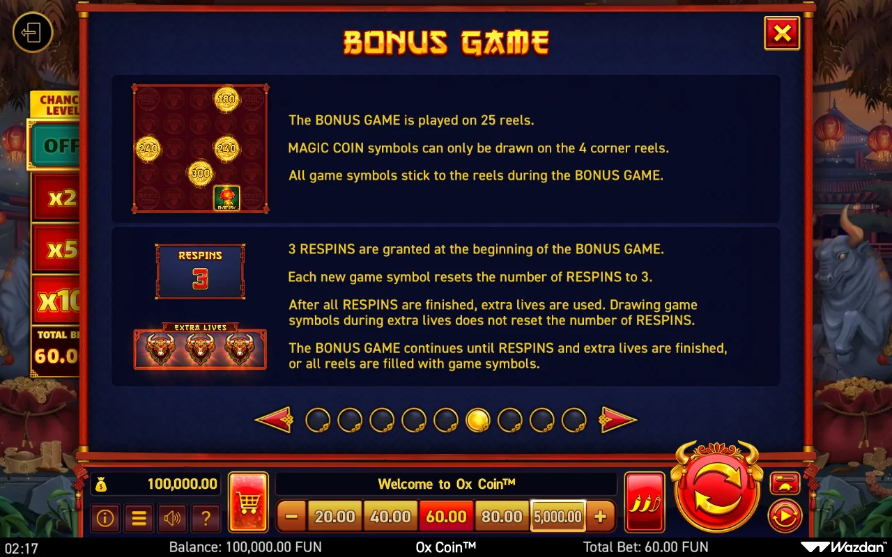 Game rules, page 6 — ox Coin