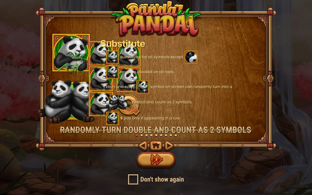 Game rules, page 3 — Panda Panda