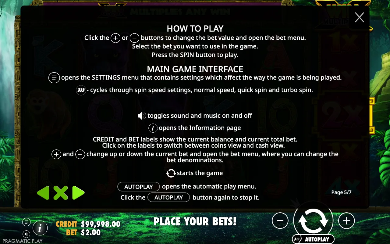 How to play — Panther Queen