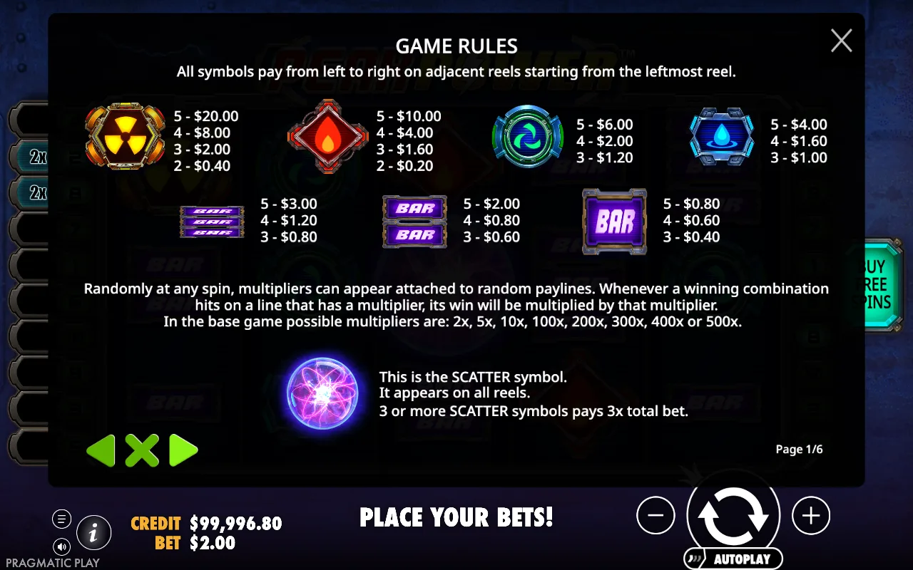 Game rules, page 7 — Peak Power