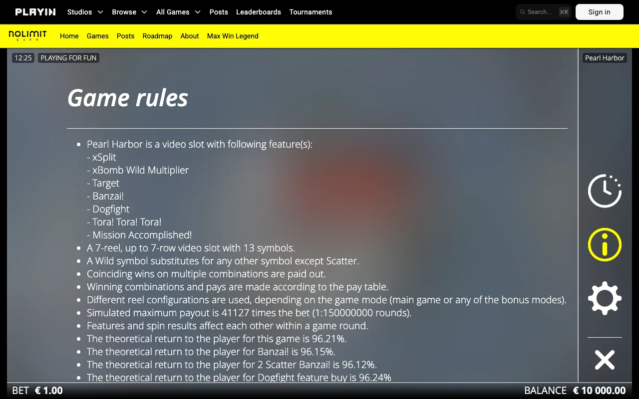 Game rules, page 1 — Pearl Harbor
