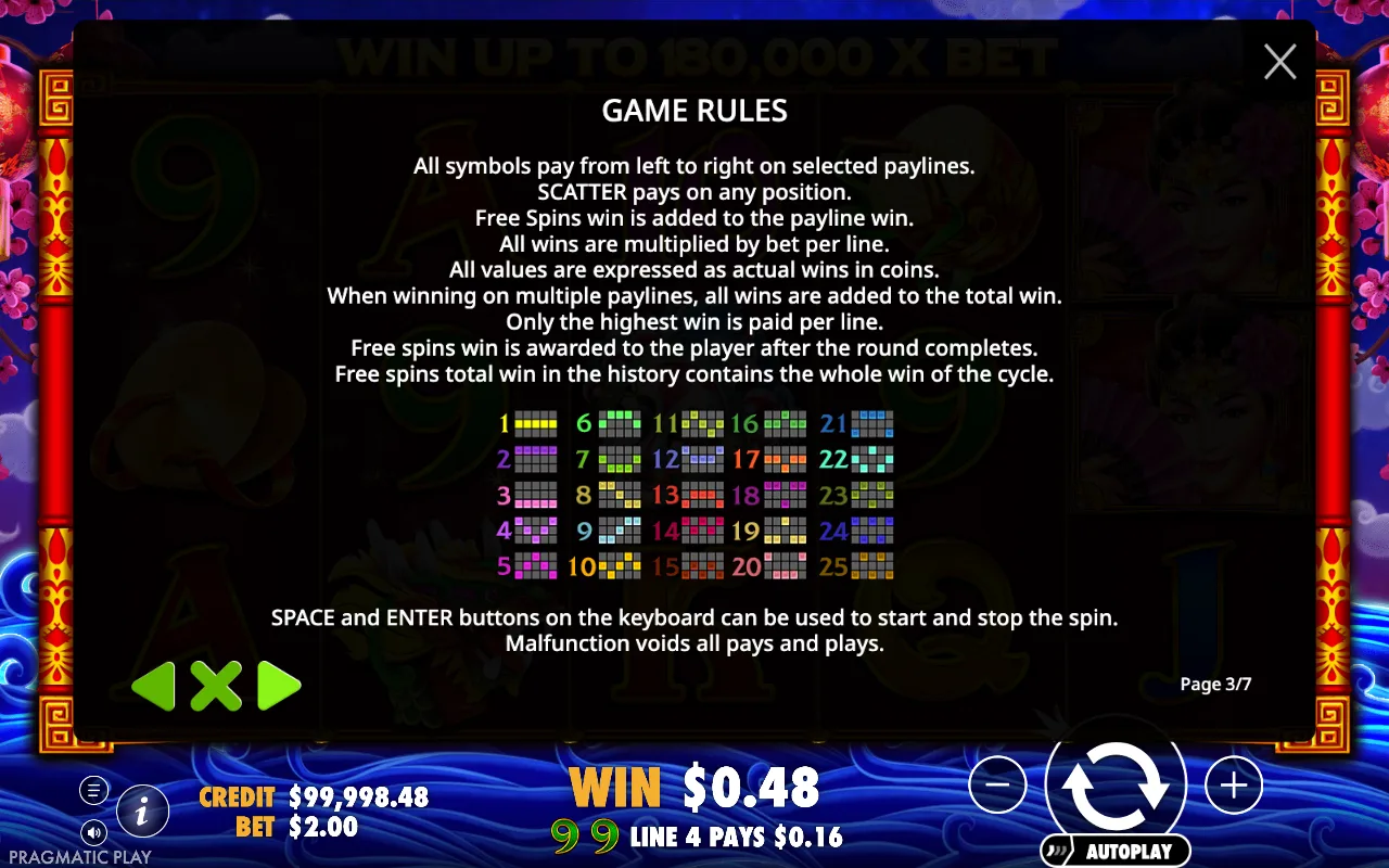 Game rules — Peking Luck
