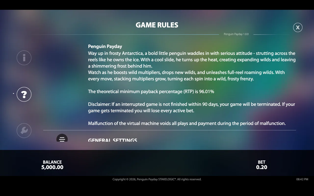 Game rules — Penguin Payday