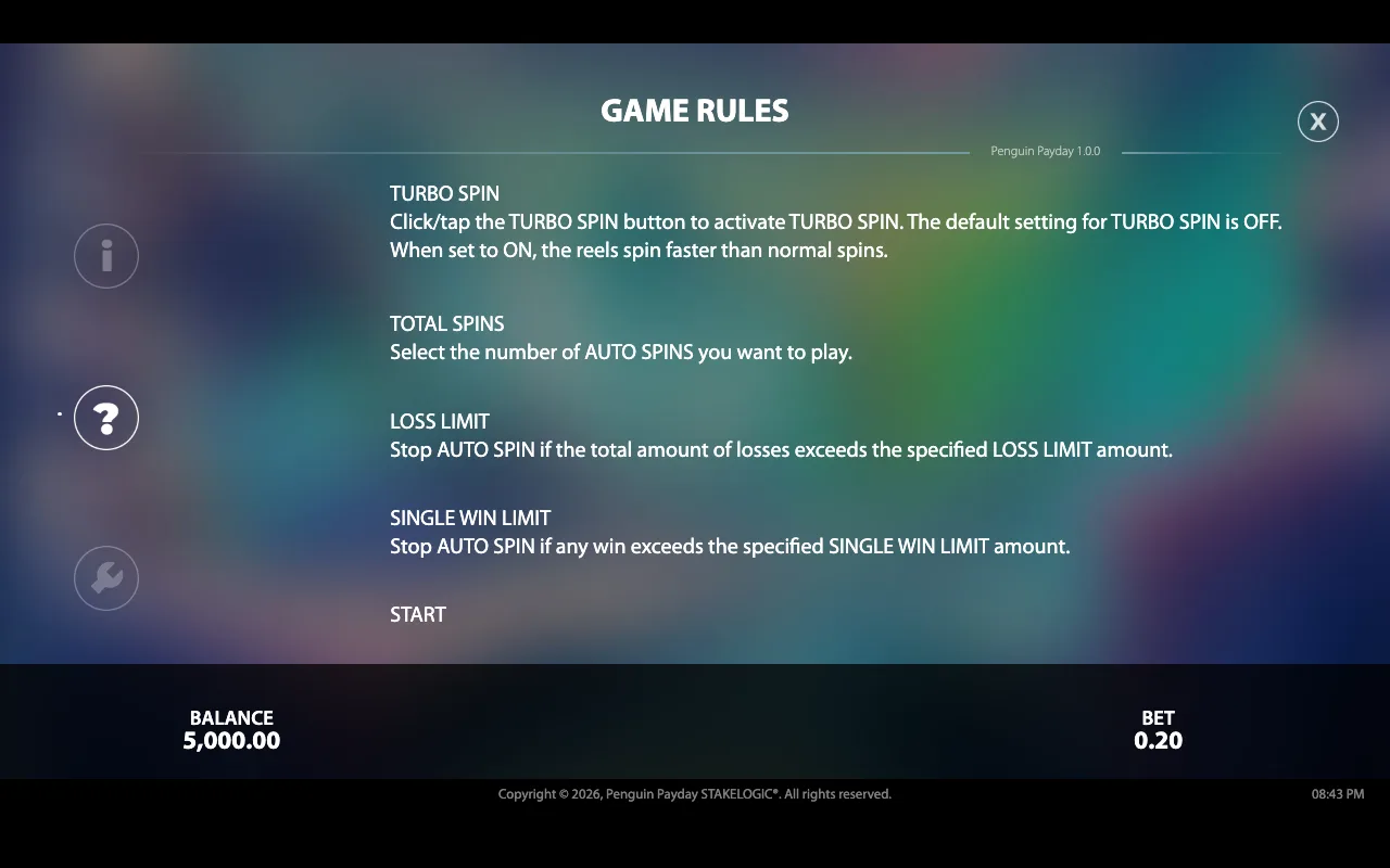 Game rules, page 6 — Penguin Payday