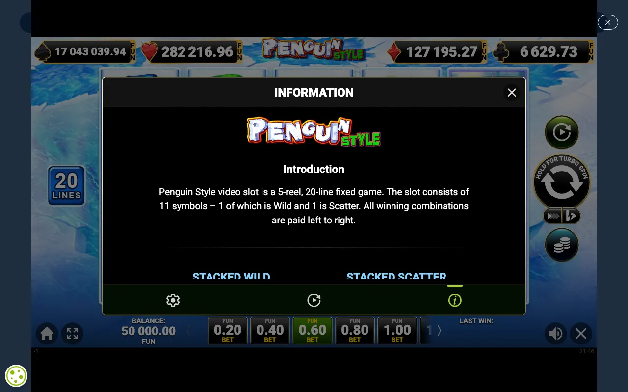 Game rules, page 1 — Penguin Style