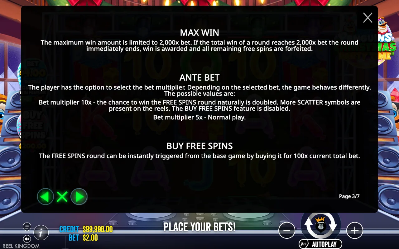Max win — Penguins Christmas Party Time
